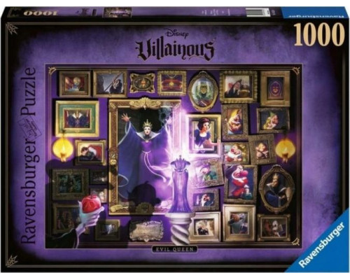 Ravensburger Puzzle 1000 elementów Villainous, Zła królowa