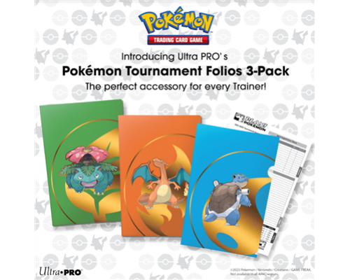 UP - 3-pack Tournament Folio (Series 1) for Pokémon