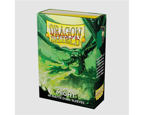 Dragon Shield Japanese size Matte Dual Sleeves - Might (60 Sleeves)