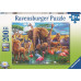 Ravensburger Puzzle dla dzieci 2D Dzikie zwięrzeta 200 elementów