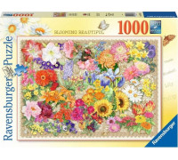 Ravensburger Puzzle 2D 1000 elementów Kwitnące kwiaty