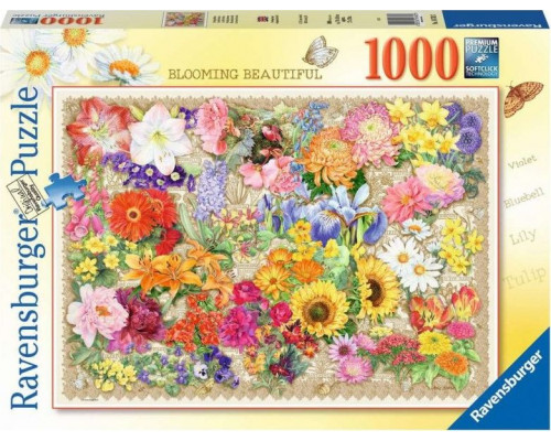 Ravensburger Puzzle 2D 1000 elementów Kwitnące kwiaty