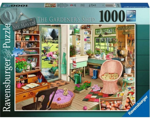 Ravensburger Puzzle 2D 1000 elementów Szopa ogrodowa