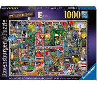 Ravensburger Puzzle 2D 1000 elementów Niesamowity alfabet E