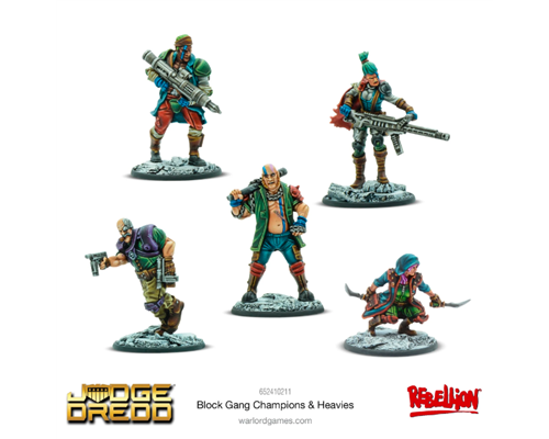 Judge Dredd - Block Gang Champions & Heavies - EN