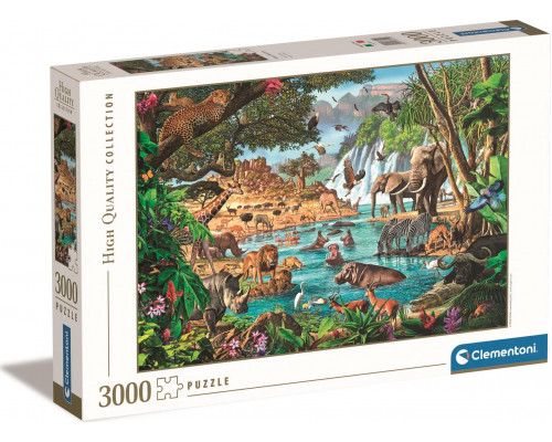 Clementoni Puzzle 3000 HQ African Waterhole