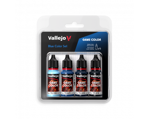 Vallejo - Game Color / 4 colors - Blue Color Set 18 ml