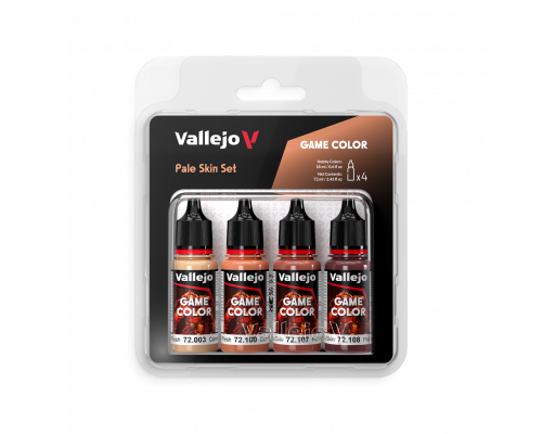 Vallejo - Game Color / 4 colors - Pale Skin Set 18 ml