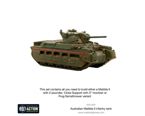 Bolt Action - Australian Matilda II Infantry Tank - EN