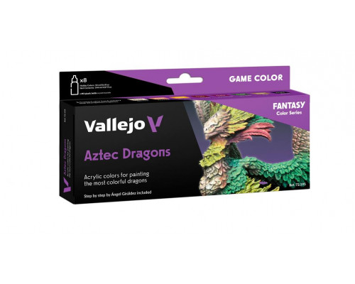 Vallejo - Game Color Aztec Dragons 8 colors set 18 ml