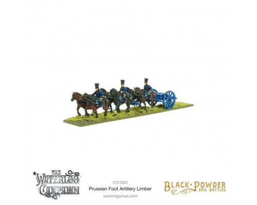 Black Powder - Epic Battles Waterloo - Prussian Foot Artillery Limber