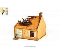 Sarissa Hobby & Terrain - Single Storey House - Destroyed