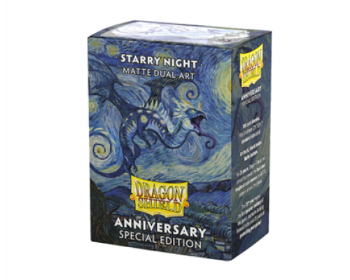 Dragon Shield Standard size Matte Dual Art Sleeves - Starry Night (100 Sleeves)