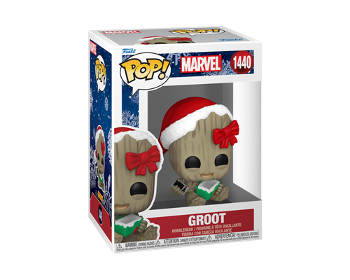 Funko POP! Marvel: Holiday S4 – Groot with present