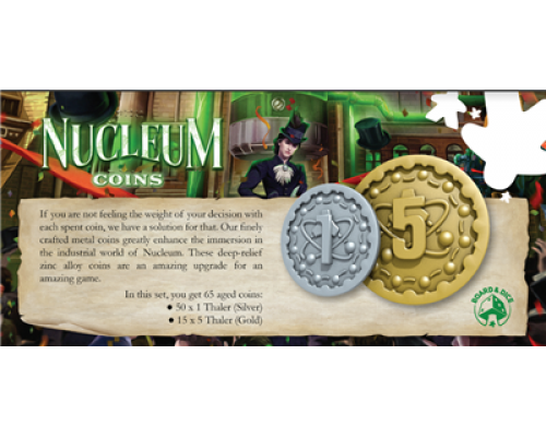 Board&Dice Accessories: Nucleum Metal Coins