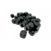 Opaque Black/green 12mm d6 Dice Block (36 dice)