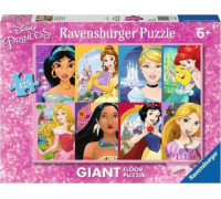 Ravensburger Puzzle 125el podłogowe Księżniczki. Disney Princess 097890 Ravensburger