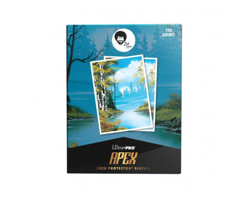 UP - Bob Ross Lakeside Path 105ct APEX Deck Protector Sleeves