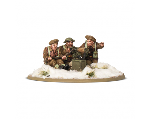 Bolt Action - British & Canadian Infantry (Winter) MMG Team - EN