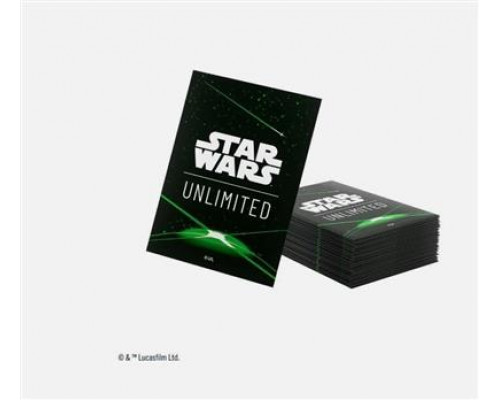 Gamegenic - Star Wars: Unlimited Premium Art Sleeves - Card Back Green