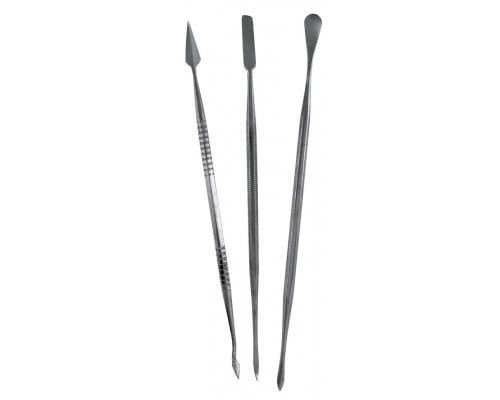 Vallejo - Tools - Set of 3 stainless steel carvers