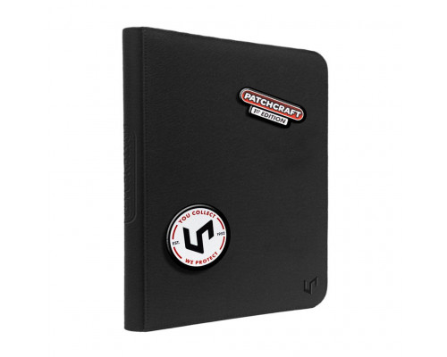 UP - Patchcraft Zippered 9-Pocket PRO-Binder Black