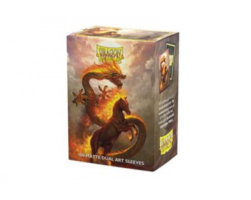Dragon Shield Standard Dual Art Sleeves - Fire Horse 2026 (100 Sleeves)