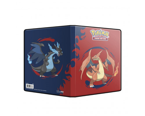 UP - Mega Charizard X and Mega Charizard Y 4-Pocket Portfolio for the Pokémon Trading Card Game