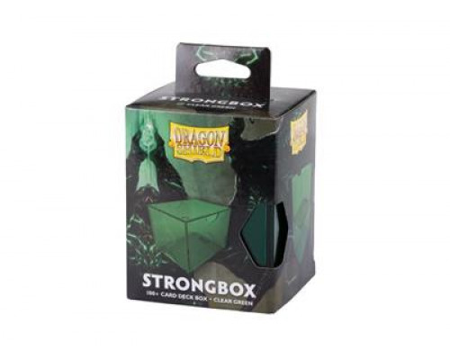 Dragon Shield Strongbox Box - Clear Green