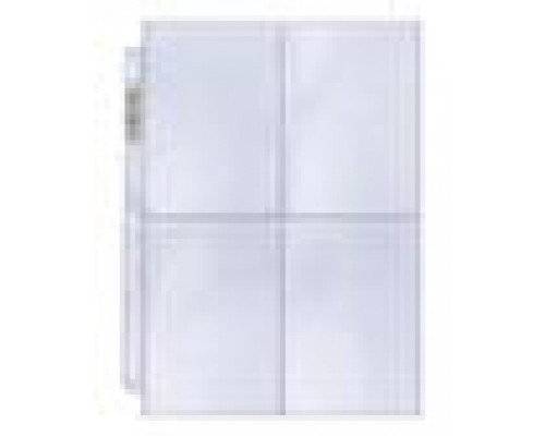 UP - Platinum 4-Pocket Pages Display (100 Pages)