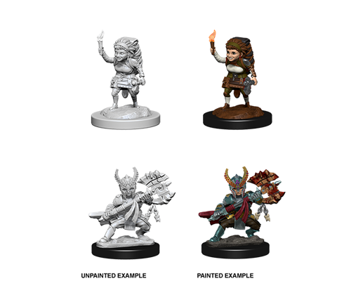 D&D Nolzur’s Marvelous Miniatures: Female Halfling Fighter
