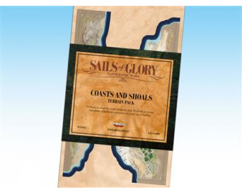 Sails Of Glory – Terrain Pack – Coasts and Shoals Accessory - EN