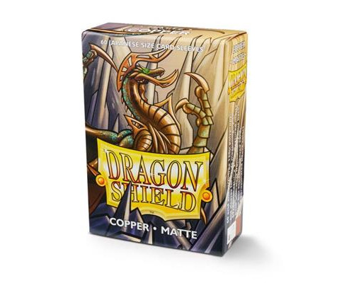 Dragon Shield Japanese Matte Sleeves - Copper 'Munay' (60 Sleeves)