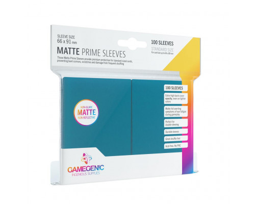 Gamegenic - Matte Prime Sleeves Blue (100 Sleeves)