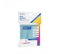 Gamegenic - PRIME Mini Square-Sized Sleeves 53 x 53 mm - Clear (50 Sleeves)