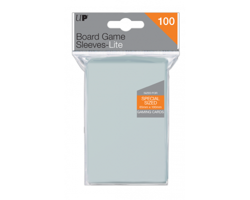 UP - Lite Board Game Sleeves 65mm x 100mm (100 Sleeves)