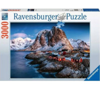 Ravensburger Puzzle 3000 elementów Norwegia - Hamnoy, Lofoten