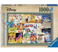 Ravensburger Puzzle 1000 elementów - Filmowe Plakaty Disneya