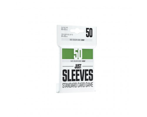 Just Sleeves - Standard Card Game Green (50 Sleeves)