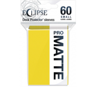 UP - Eclipse Matte Small Sleeves: Lemon Yellow (60 Sleeves)