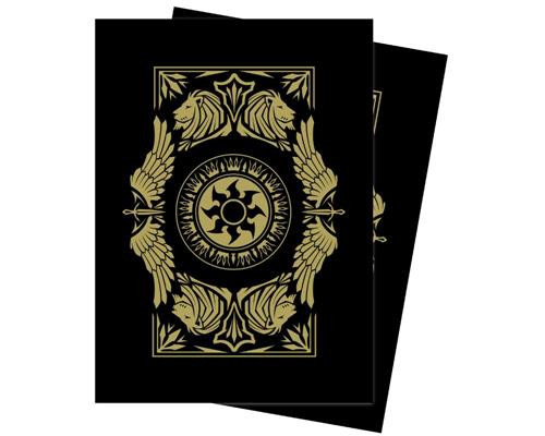 UP - Standard Sleeves for Magic: The Gathering Mana 7 Plains (100 Sleeves)