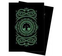 UP - Standard Sleeves for Magic: The Gathering Mana 7 Forest (100 Sleeves)