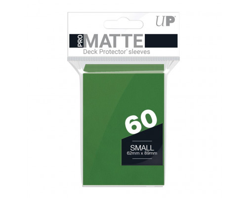 UP - Small Sleeves - Pro-Matte - Green (60 Sleeves)