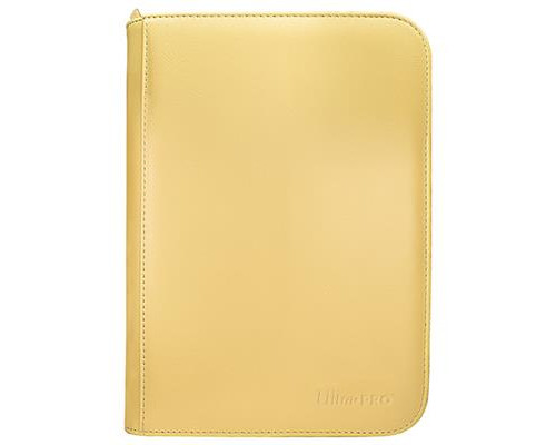 UP - Vivid 4-Pocket Zippered PRO-Binder: Yellow