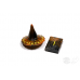 PolyHero Wizard d20 Wizard Hat and d2 Spellbook in Smoldering Ember