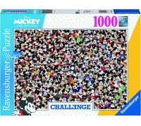 Ravensburger Puzzle 1000 elementów Challange Myszka Miki