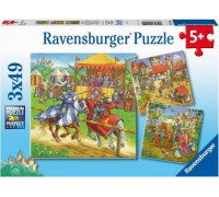 Ravensburger Puzzle 3x49 Rycerze