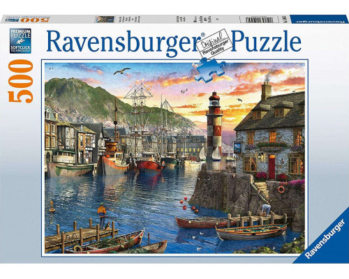 Ravensburger Puzzle 500 Poranek w porcie