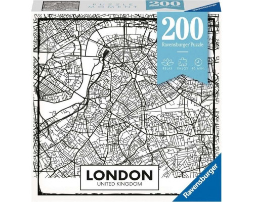 Ravensburger Puzzle 200 Moment: Londyn mapa 129638