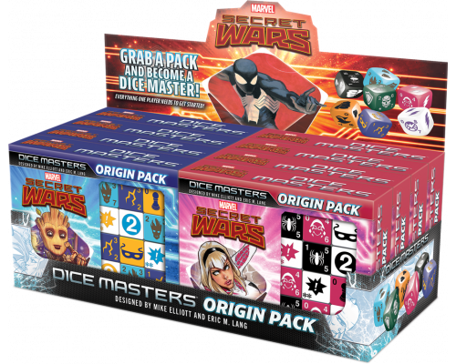 Marvel Dice Masters: Secret Wars Origin Packs Display Marvel Dice Masters: Secret Wars Origin Packs Display